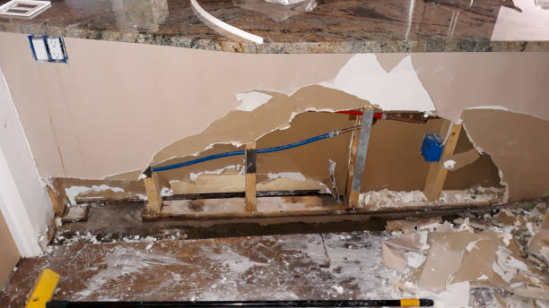 Water damage restoration process in WA